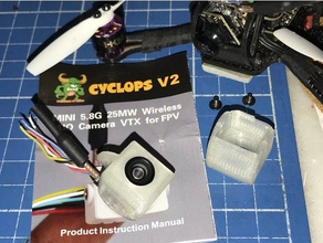 cyclops v2 cam mount 3d printer accessories 3d print model - Mito3D