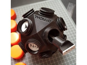 dolaşımı kadar yaşamsal önem oyuncaklar ve oyunlar kap önbellek geocaching 3d print model - Mito3D