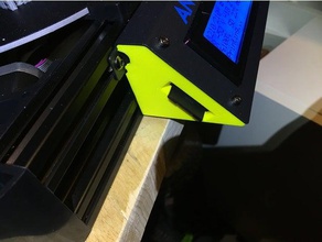 anycubic kossel lcd cas côtés encart fente pour carte sd L'imprimante 3d de pièces 3d print model - Mito3D