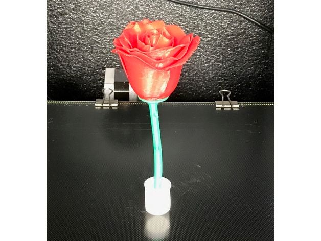 staminali di rosa poco flowervase arredamento fiore vaso fiori 3D print model - Mito3D