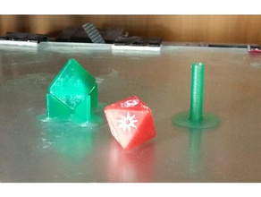 star wars x-wing miniatures game dice 3d print model - Mito3D