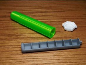 anpassbar wasserdicht Pillendose die medizinische pillbox Pille-container robust storage 3d print model - Mito3D