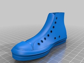 converse all star chaussure le costume 3d print model - Mito3D