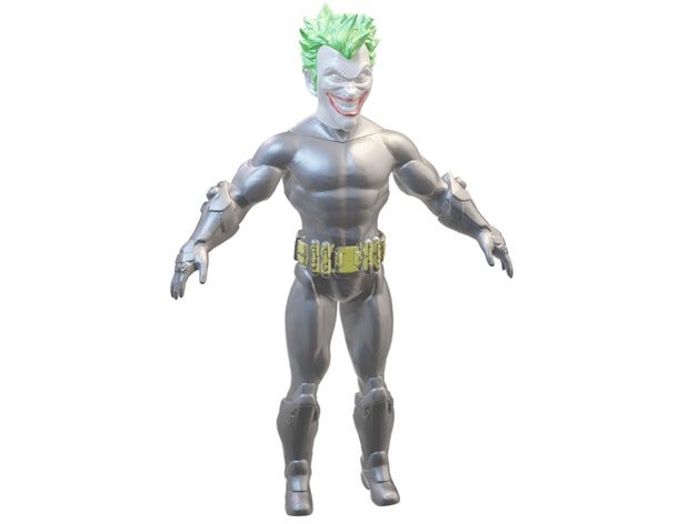 joker batman 3d-drucken 3D print model - Mito3D