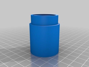 pop bottle cotton ball filter outdoor & garden holder soda water 3d print model - Mito3D