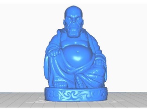 thanos buddha no helmet marvel collection sculptures bust remix statue 3d print model - Mito3D