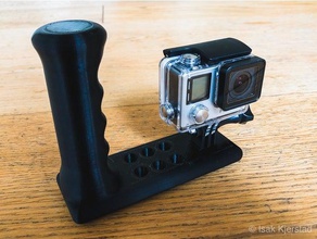gopro dive tray camera mount diving accessories scuba 3d print model - Mito3D