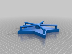 star grind rail 3d printing fingerboarding fingerboard ramp 3d print model - Mito3D