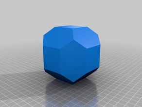mon personnalisés octogone de la balle L'impression 3d tests personnalisé 3d print model - Mito3D