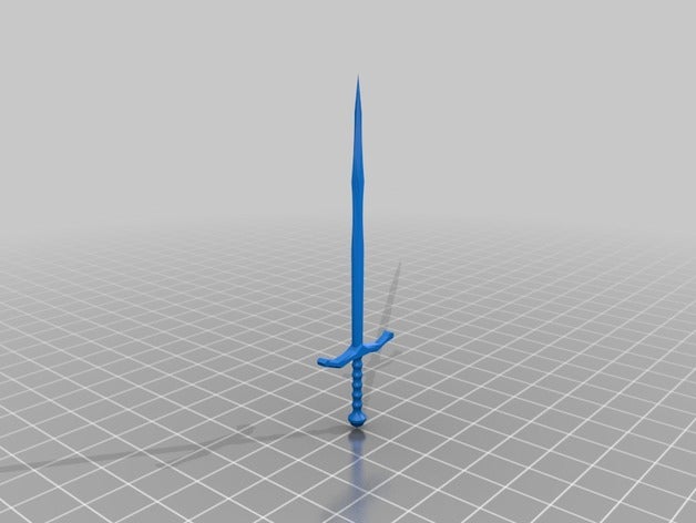 sword 2 adereços medieval arma corpo-a-corpo corpo a espada espadas 3D print model - Mito3D