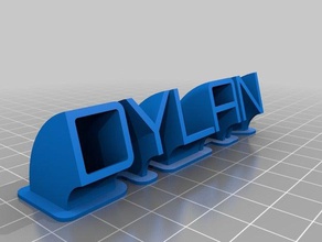 dylan office personalizado 3d print model - Mito3D