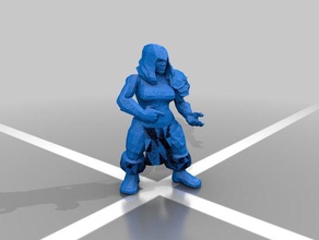 anão de fuzileiros brinquedo & acessórios para jogos 3d print model - Mito3D