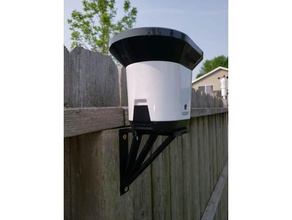 lacrosse ltv-r2 rain sensor platform outdoor & garden mount weather station 3d print model - Mito3D