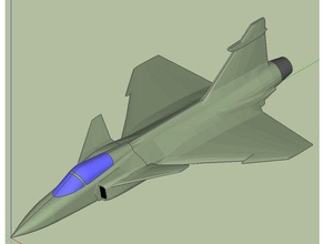 saab gripen vehicles aircraft airplane fighter jet 3d print model - Mito3D