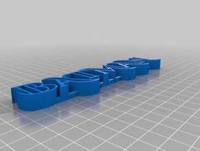 meine angepasste text-Speicher Skulpturen kundengebundene 3d print model - Mito3D