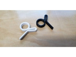 Tasche clip geschlossen-finger-Loch Haushalt versorgt 3d print model - Mito3D