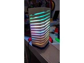 arduino lamp decor addressable leds apa102 nano designproject lampe led 3d print model - Mito3D