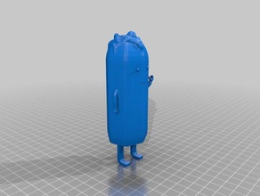 banana thing - attack position creatures 3d print model - Mito3D