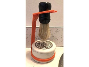 pennello da titolare bagno la rasatura barba 3d print model - Mito3D