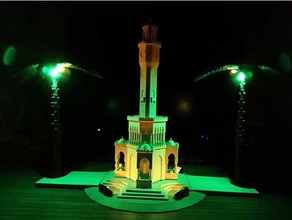 led ayd nlatmal zmir saat kulesi sculptures kule 3d print model - Mito3D