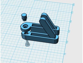 portable Winkel einstellbare Handy Ständer Schlüsselanhänger 3d print model - Mito3D