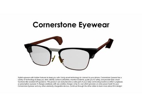cornerstone eyewear glasses fusion360challenge wearablefusion 3d print model - Mito3D