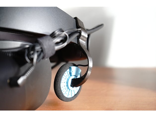 oculus rift s biegsam Kopfhörer-mount koss portapro video-Spiele Kopfhörer-Halterung porta pro mount en der 3D print model - Mito3D