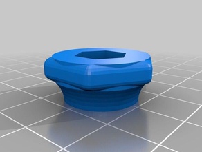 cylindrique botão m6 diy personalizado 3d print model - Mito3D