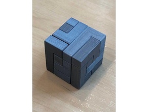 yananose interlocking cube 1 puzzles puzzle 3d print model - Mito3D