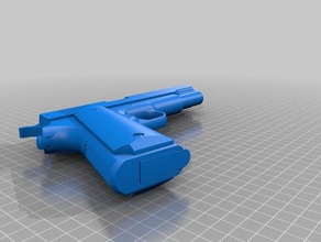1991 colt oyuncak airsoft kopya mekanik oyuncaklar diy silah tabanca yineleme 3d print model - Mito3D