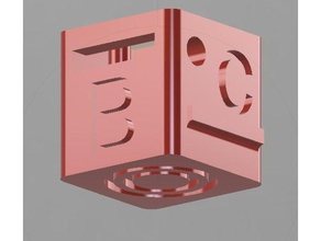 torture cali cube 3d printing calibration test creality ender 3 3d print model - Mito3D