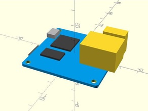 orange pi zero plus model electronics openscad 3d print model - Mito3D