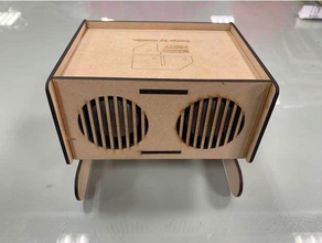 bluetooth speaker diy lassercut wireless 3d print model - Mito3D