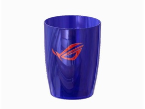 rog logo cup kitchen & dining 3d print model - Mito3D