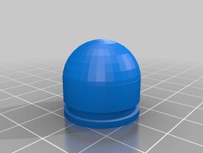 led diffusor cap felt accessories 3d print model - Mito3D