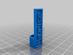 mi personalizadas etiqueta del cable de momo personalizado 3d print model - Mito3D