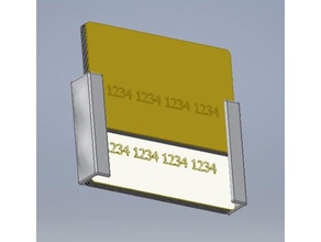 credit card holder accessories clip money wallet 3d print model - Mito3D