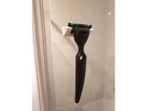 boldking razor holder bathroom shower 3d print model - Mito3D
