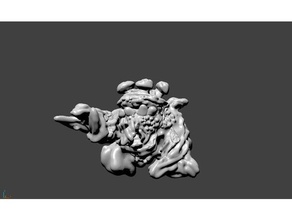 shambling mound toy & game accessories dnd dungeons dragons miniature monster pathfinder plant roleplaying rpg swamp tabletop 3d print model - Mito3D