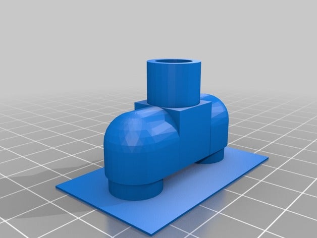 tesla couple adaptateur 3D print model - Mito3D
