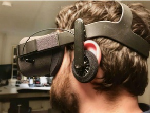 oculus quest on-ear headphones video games headset koss porta pro virtual reality vr 3d print model - Mito3D