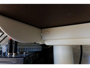 ikea bekant galant - desk screw cover cap office ikeahack hack 3d print model - Mito3D