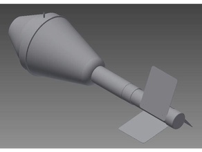 panzerfaust 60m 1 modello oggetti di scena 3d print model - Mito3D
