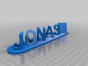 jonas kamila les signes et logos personnalisé 3d print model - Mito3D