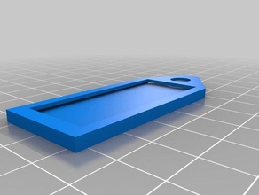 key-tag Schlüsselanhänger 3d print model - Mito3D