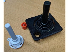 atari 2600 joystick do núcleo jogos de vídeo peça reposição 3d print model - Mito3D