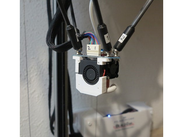 cooling fan assembly e3d volcano smart adapter r2 3d printer parts delta duet 3D print model - Mito3D