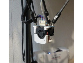 cooling fan assembly e3d volcano smart adapter r2 3d printer parts delta duet 3d print model - Mito3D