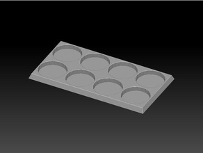 movement trays toy & game accessories boardgame fantasy hobbit lord rings lotr middle-earth tray tabletop wargaming warhammer 3d print model - Mito3D