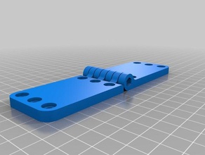 hinge 6 parts customized 3d print model - Mito3D